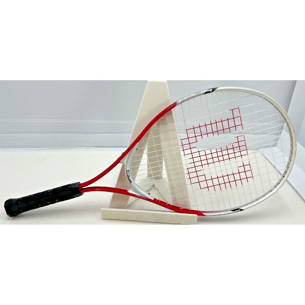 Wilson‎ Tour 25 Junior Tennis Racket Red Silver Black 25 Inch